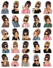 Cute Girl Embellishments Junk Journal Scrapbooking Ephemera Choose A Set