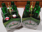 Set Of 8 Grolsch Swing Top Empty 15 3 Oz Green Beer Bottles Great 4 Home Brewers