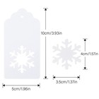 Christmas Gift Tags With String Attached - 100pcs 1 96 X 3 93 Inches  White 