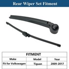 Rear Windshield Wipers Blade Arm Set For Volkswagen Tiguan 2009-2017  Back Gl   