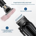Lcd Display Adjustable Blade Cordless Hair Clipper   Beard Trimmer