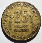 1959 Guinea 25 Francs  Scarce Country 