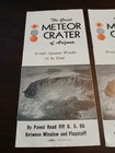 The Great Meteor Crater Of Arizona Pamphlets  Lot Of 2