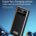 120w 50000mah Fast External Portable Power Bank Backup Battery Charger For Phone