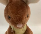 R Dakin Plush Bunny Rabbit  Brown White Stuffed Animal Toy 10  Vintage 1975