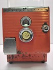Vtg Northwestern Red Orange Gumball Vending Machine Glass Globe 5 Cent Model 49