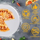 Rtteri 12 Pcs Pizza Pan Bulk Restaurant Aluminum Pizza Pan Set Round Pie Cake