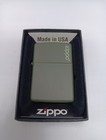 Zippo Authentic Green Matte Logo 221zl Double Torch Butane Lighter Gift Set