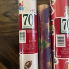 Vintage Christmas Gift Wrapping Paper Rolls Lot Of 8