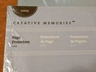 Creative Memories Page Protectors 12 Sheets 8x8  2008 Album Iso 18902 Brand New