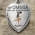 Rare  Omega Cream Separator Verybest Co  Of Lansing  Michigan Heart Pin Holder