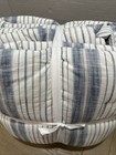 Pottery Barn Teen Sun Washed Stripe Blue  Full Queen Comforter Cotton
