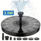 Solar Power Fountain Submersible Floating Water Pump Bird Bath Pond Garden Decor