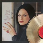 Barbara Streisand Framed Black Wood Reproduction Signature Gold Lp Display 