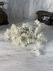 48 Vtg  Floral Picks Mica Snowflake Hong Kong Christmas Nos Iridescent Plastic