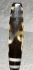    tibetan Old Agate  Double Mystic Knot Dzi Bead  Love Stone Talisman  Charm