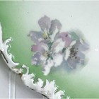 Antique Vintage Hand Painted Limoges French Depose T   V Tray Platter Floral