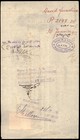 Judaica Lebanon Old Ottoman Promissory Note M  A  Alstein Ottoman Fiscal Stamp