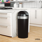 Umbra Venti Kitchen Trash Can With Swing Top Lid  Large 16-gallon  62 L  Capacit