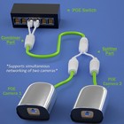 Ethernet Splitter  Waterproof Poe Combiner Splitter Adapter  Run 2 Ip Cameras   