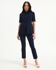 New Veronica Beard  Bodie Jacquard Jacket  Navy 2-12