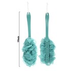 Back Scrubber For Shower  Qewro Loofah On A Stick As Shower Brush Exfoliating   