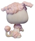  littlest Pet Shop  Lps  48 Pink Poodle Dog Blue Eyes Kids Toy Figure