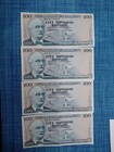          Iceland 100 Kronor 1961 P-44a  Xf au  7 Con Serial  s  Banknote 011526-2