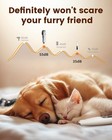 Dog Grooming Kit With Dog Paw Trimmer For Heavy Thick Hair  Low Noise Clipper   