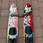 O brien Jr  Hot Shot Trainers Water Skis Wide Tail Profile