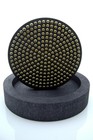 Vin Pin 4  Dia Glass Implosion Graphite - Free Domestic Ship  