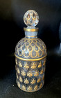 Vintage French Eau De Cologne Imperiale Guerlain Perfume Gold Clear  bee Bottle 