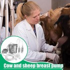 Electric Cow Milker Machine 5l Pulsating Adjustable Vacuum Pump Goat Milker Us