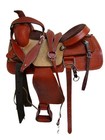 Western Trail Saddle 16  Pleasure Barrel Racing Pinwheel Tooled Tack Set Fqhb