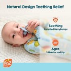 Silicone Baby Teether Toy Berry Bumps Soothing Gum Relief Pacifier Red Fruit