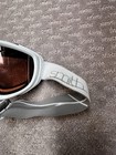 Smith Ski Snowboard Goggles Mens White Frame Gray Strap Amber Tinted Lens Adult