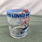 Vintage James Bond 1977 Glass The Spy Who Loved Me Danjaq Collector Series