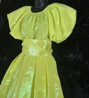 Christopher John Rogers Dress Size Xs Shimmer Lemon Lime New Mwt Cfda Designer