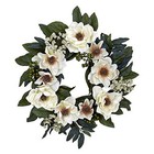  4793 22in  Magnolia Wreath white 