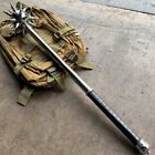 Medieval Spiked Ball Mace Silver Morning Star Chrome 32    Xl Middle Ages Club
