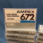 Lot Of 16 Vintage Ampex 672 C-90 Professional Audio Cassette Tapes - New Sealed
