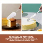 2pcs Stainless Steel Silvery Cake Cutting Set Cake Knife Server Slicer For