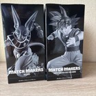 Dragon Ball Match Makers Figure Super Beerus Super Saiyan God Son Goku Set New