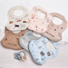 Fashionable Baby Feeding Cloth Toddle Bibs Adjustable Saliva Towel For Boys Girl