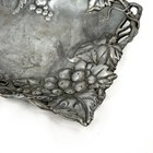 Vintage 1996 Arthur Court Silver Aluminum Grape Vine Small Platter