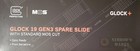 Glock 19 G19 Gen3 Slide Standard Mos Cut Optic-ready 79008 Fast Ship