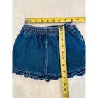 Nick Jr Dora The Explorer Denim Skort Girls 3t Dark Wash Ruffle Heart Embroidery