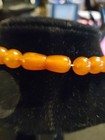 17in Butterscotch Bakelite Graduated Necklace Hidden Clasp 