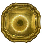 Vintage Ornate Brass Serving Tray Handmade Length 31cm Free Shipping    