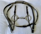 High Quality Gag Bit With Cheeks   Reins 5  Shaped Double Joint Sweet Iron Mouth